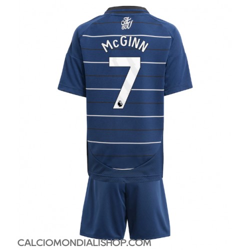 Maglie da calcio Aston Villa John McGinn #7 Terza Maglia Bambino 2024-25 Manica Corta (+ Pantaloni corti)